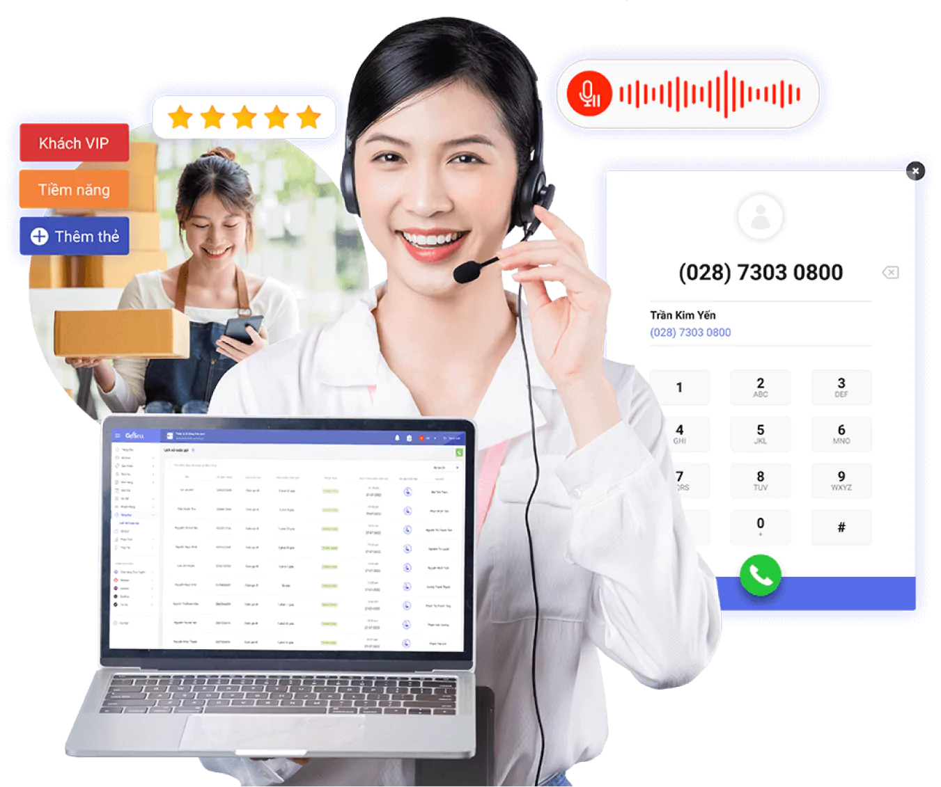 GoCALL - Tổng đài hỗ trợ chốt sale và chăm sóc khách hàng đa kênh toàn diện