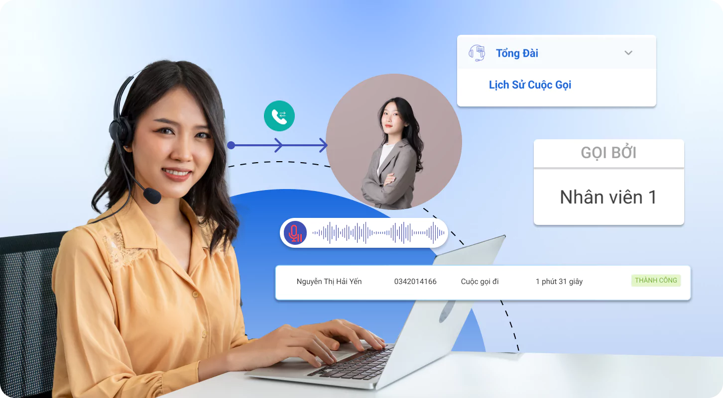 GoCALL - Tổng đài tích hợp quản lý khách hàng đa
                    kênh